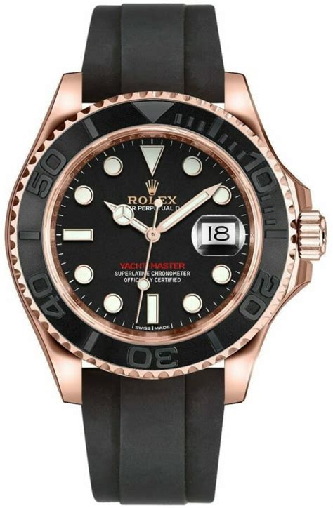 rolex yacht master oro rosa con cinturino caucciu prezzo|Vendesi Rolex Yacht Master per 36.653 .